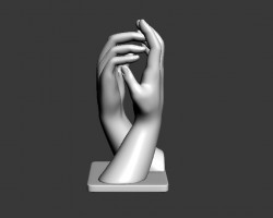 双手雕塑 (1)
